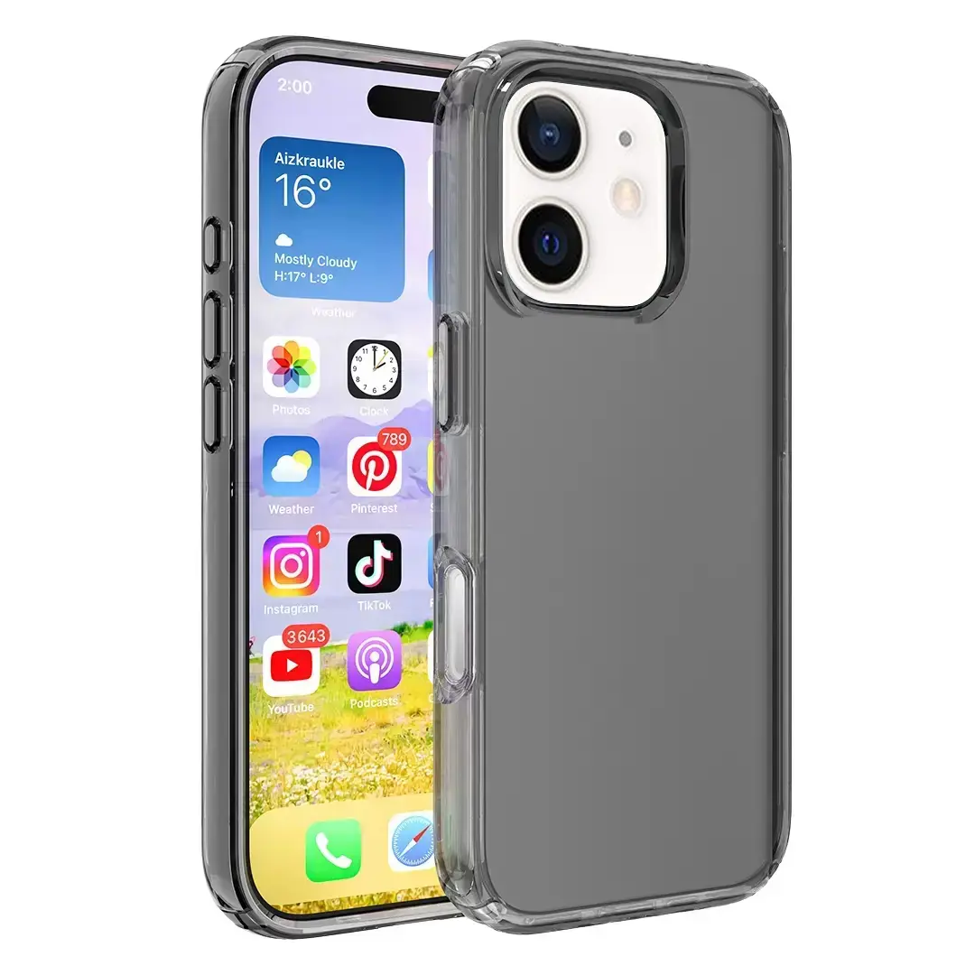 iPhone 12 Mini (5.4) Fleck Case Clear Black